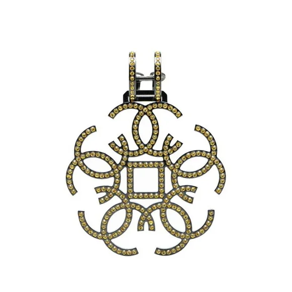 CHANEL Black Logo Earrings - Picture 1 of 4